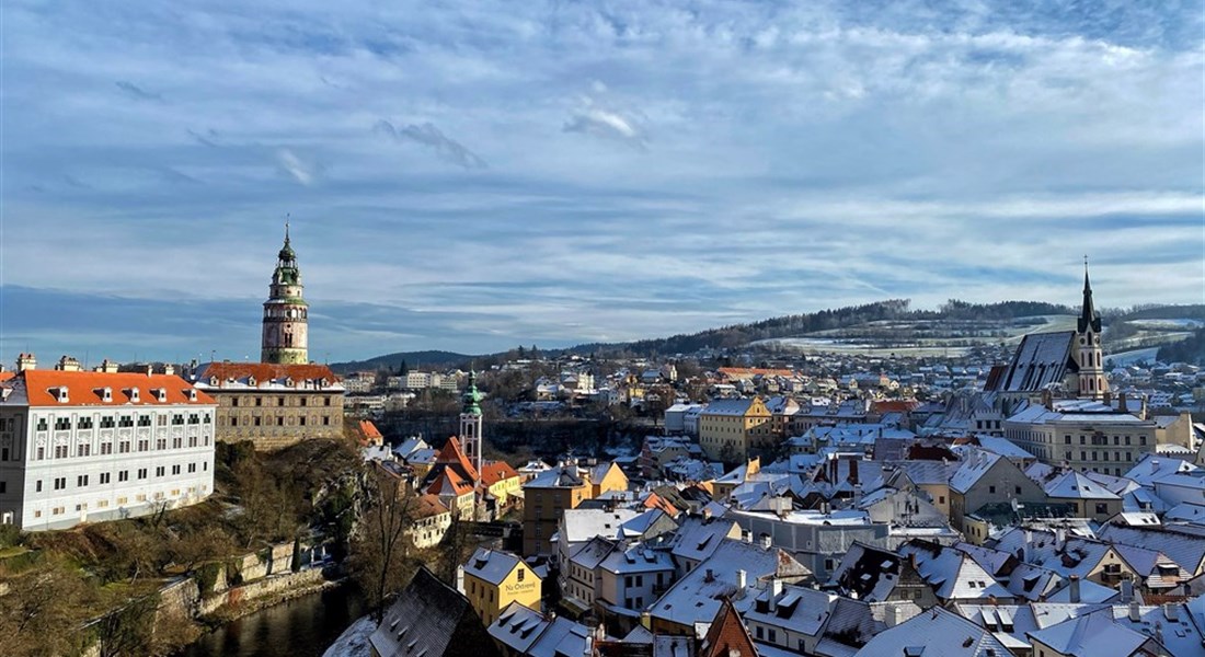 Jižní Čechy - Česká republika Jižní Čechy - Český Krumlov v zimě