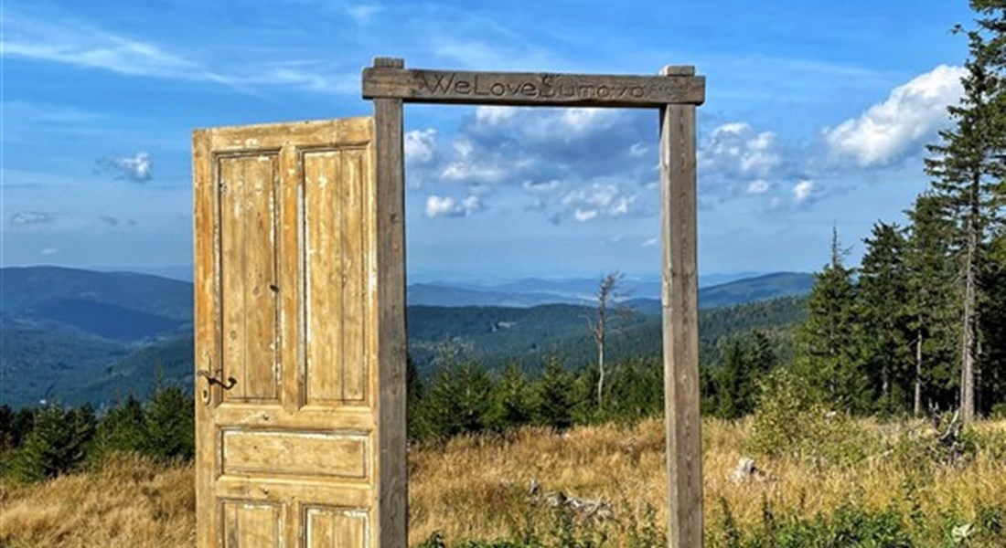 Šumava - Česká republika Šumava - otevřené dveře na Pancíři