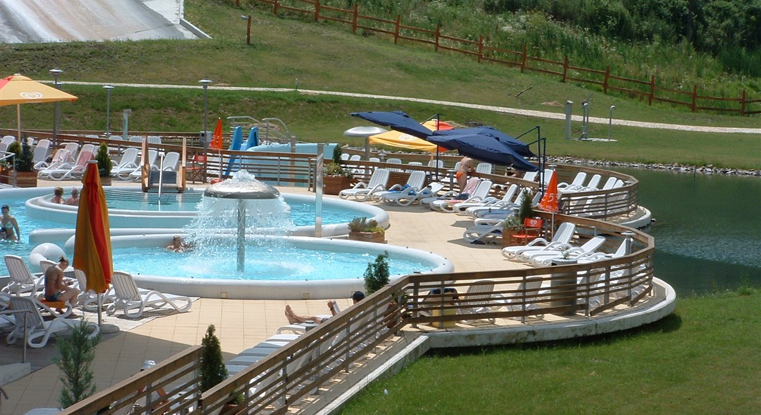 Egerszalók - Maďarsko Egerszalók - pohled na bazény