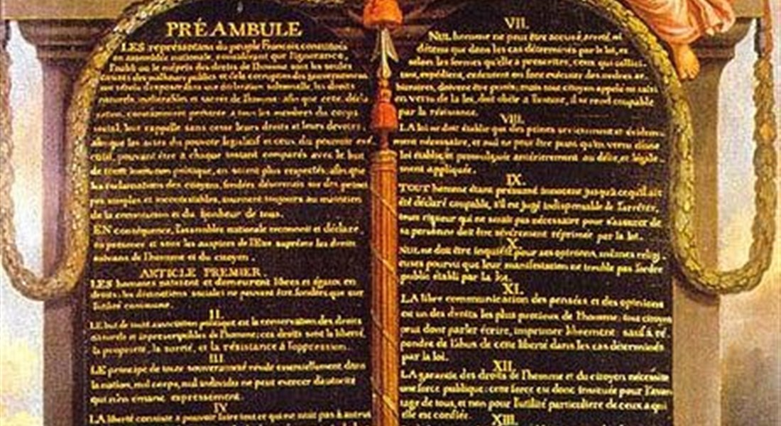 Francie  - Základ.principy, které musí Francouzská republika respektovat vychází z Deklarace práv člověka 