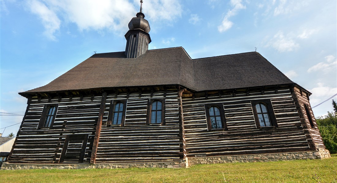 Jeseníky - Česká republika Jeseníky dřevěný kostelík