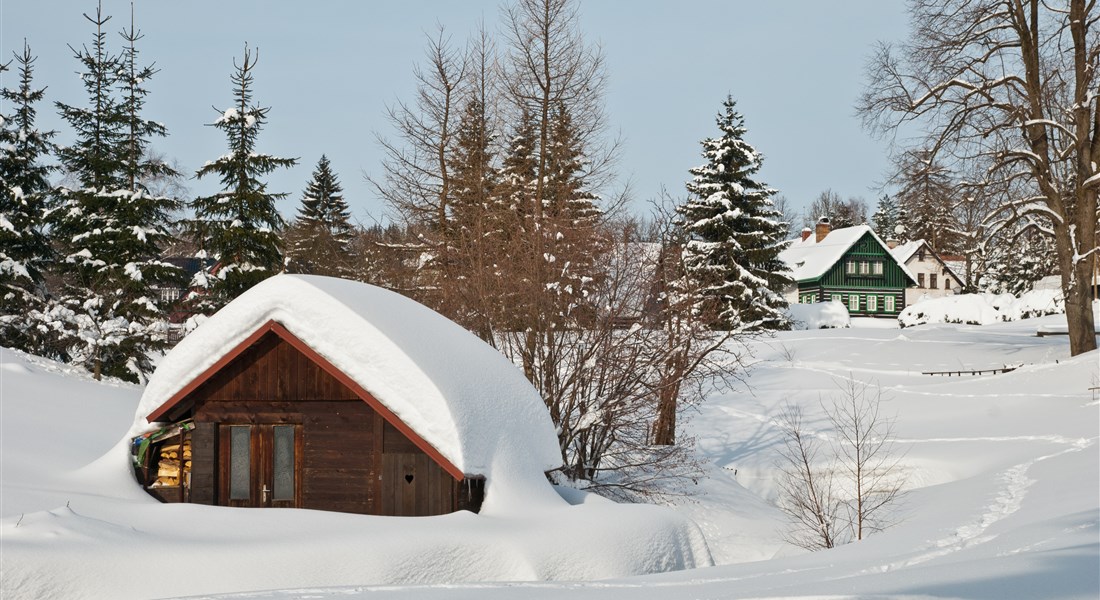 Jizerské hory - Česká republika Jizerské Hory - Bedřichov v zimě
