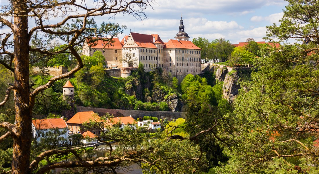 Jižní Čechy - Česká republika Jižní Čechy Bechyně - pohled na město