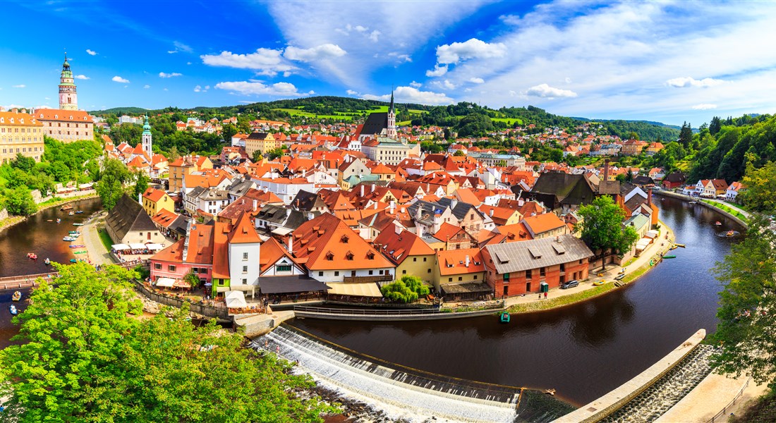 Jižní Čechy - Česká republika Jižní Čechy Český Krumlov - panorama