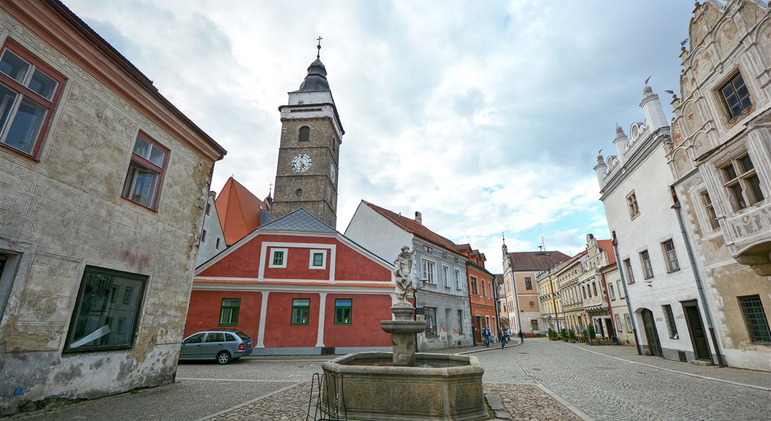 Jižní Čechy - Česká republika Jižní Čechy Slavonice - náměstí