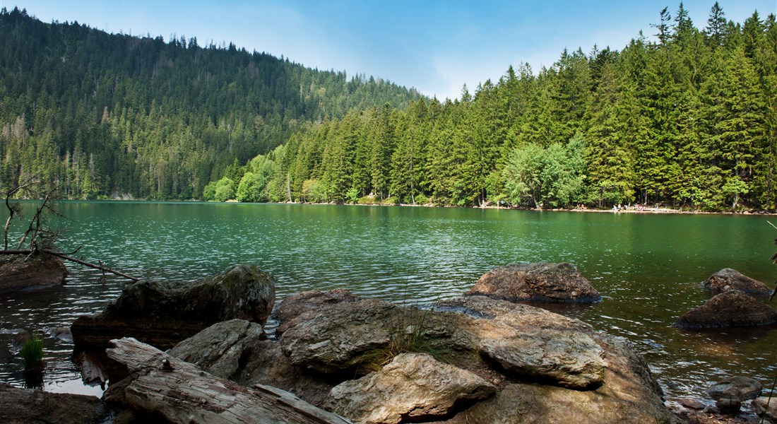 Šumava - Česká republika Šumava Černé jezero - pohled