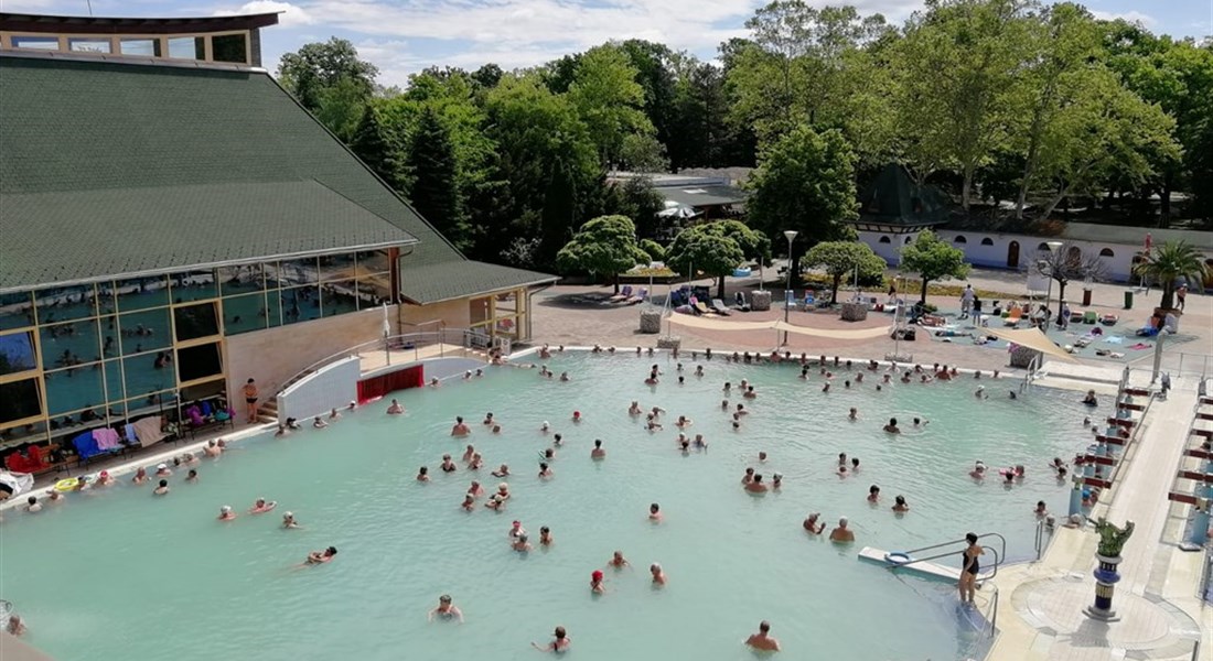 Harkány - Maďarsko Harkány - lázně venkovní bazén