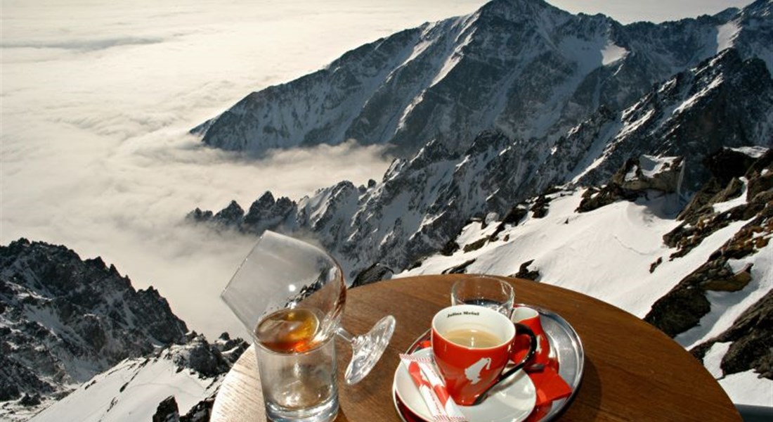 Vysoké Tatry - Slovensko Vysoké Tatry - káva na vrcholu