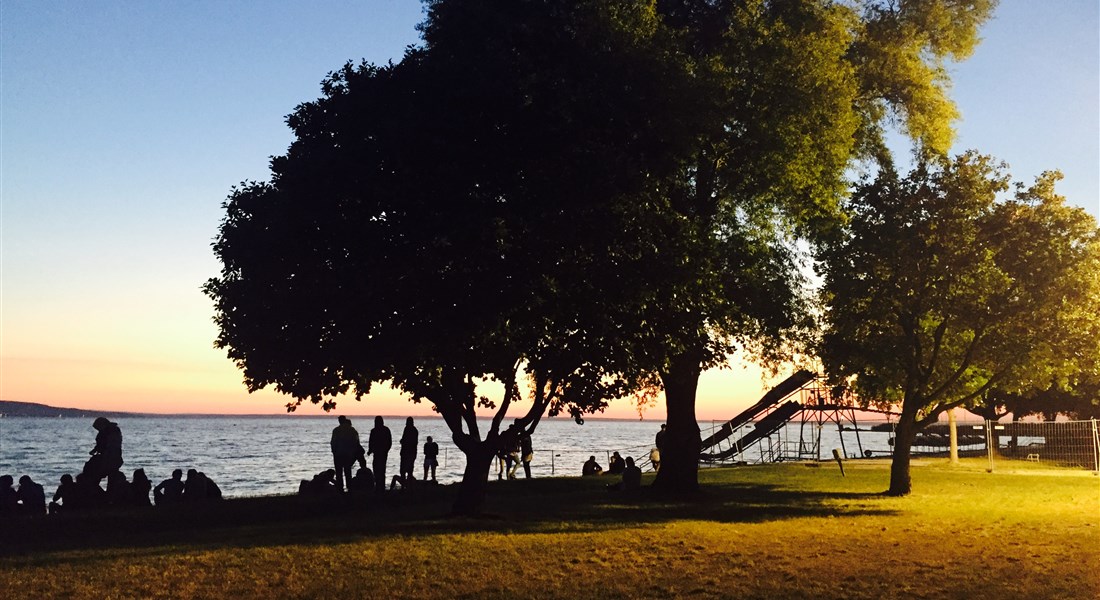 Balaton - Maďarsko Balaton - západ slunce