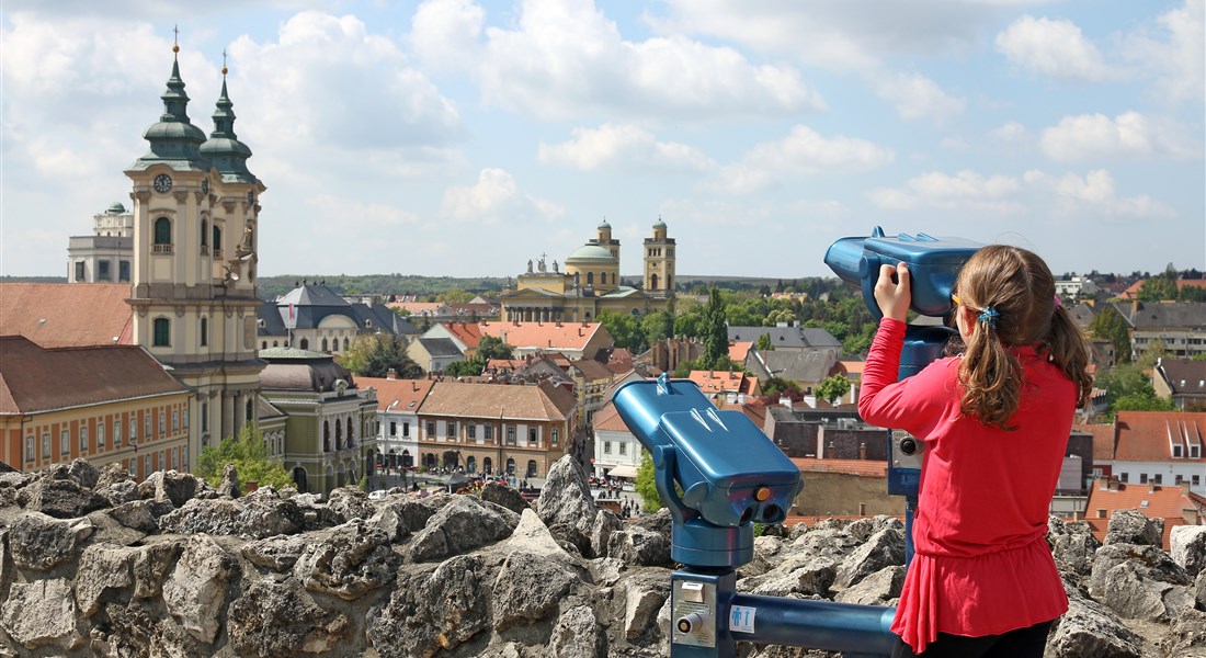 Eger - Maďarsko Eger pohled na město 4