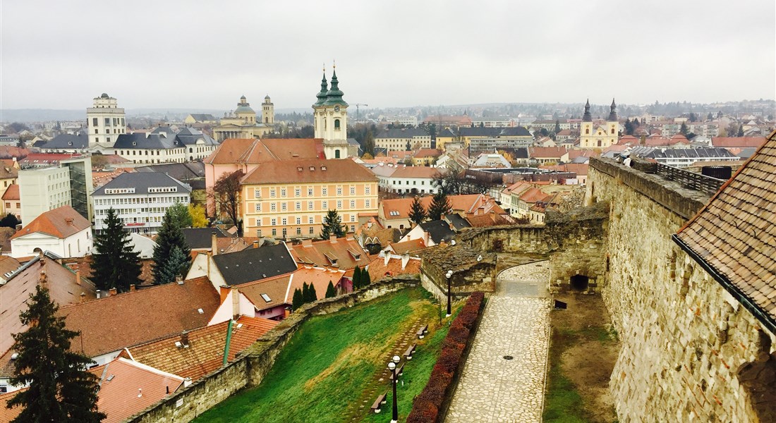 Eger - Eger výhled z Egerského hradu