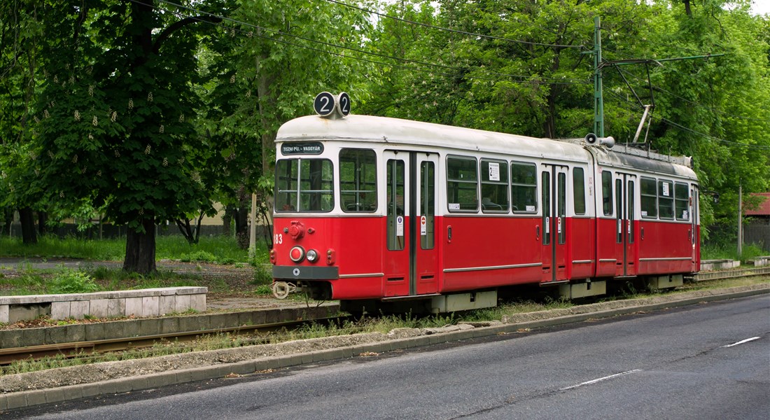 Miskolctapolca - Maďarsko Miskolctapolca tramvaj