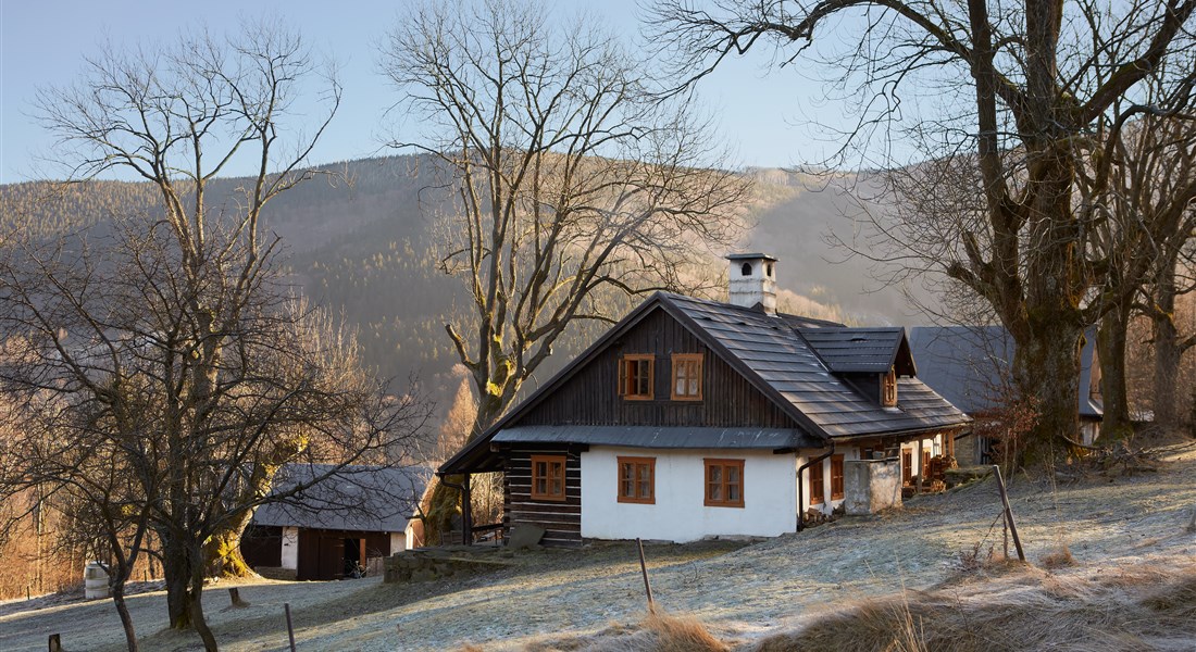 Beskydy - Česká republika Beskydy chatička v horách
