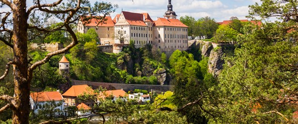 Česká republika Jižní Čechy Bechyně - pohled na město