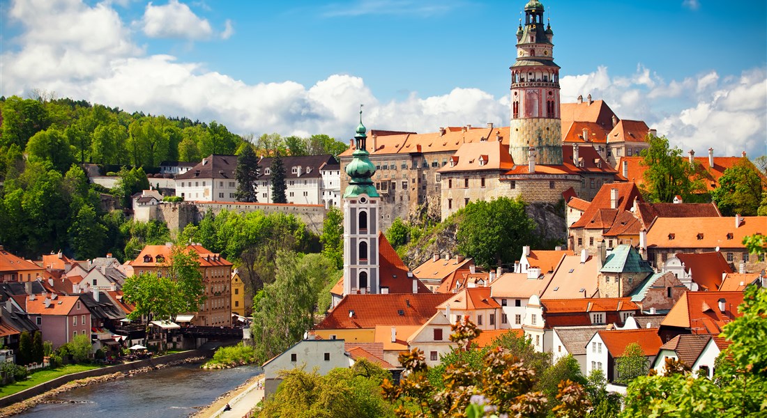 Jižní Čechy - Česká republika Jižní Čechy Český Krumlov - pohled na město