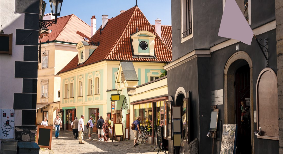 Jižní Čechy - Česká republika Jižní Čechy Český Krumlov - Stará ulička