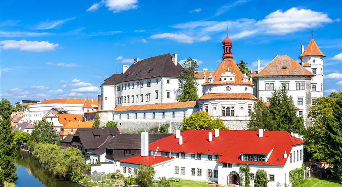 Jižní Čechy - Česká republika Jižní Čechy Jindřichův Hradec - pohled na  město