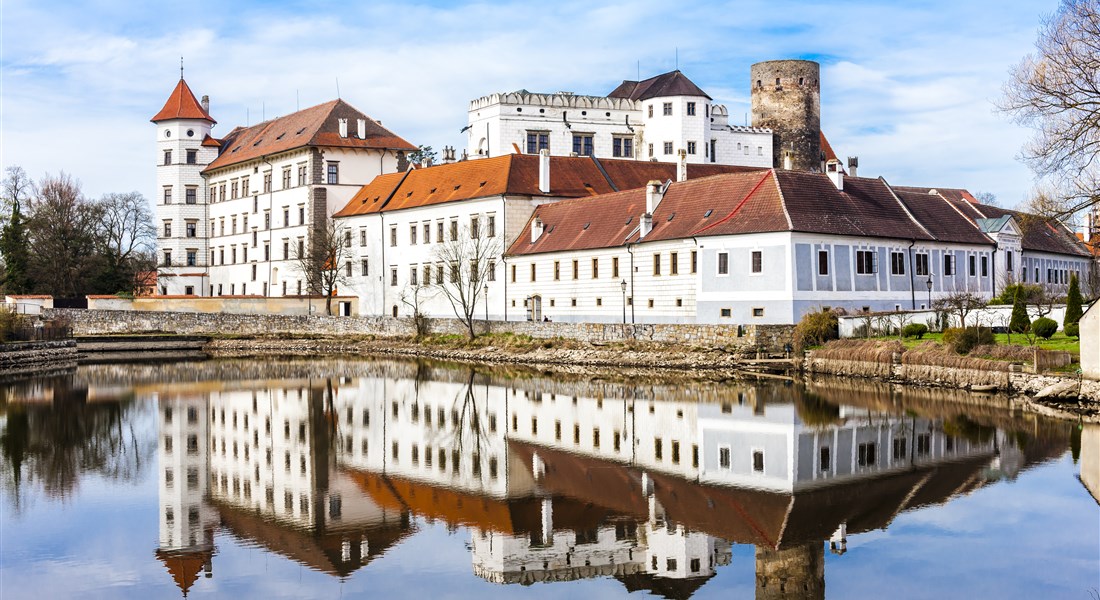 Jižní Čechy - Česká republika Jižní Čechy Jindřichův Hradec - pohled na zámek