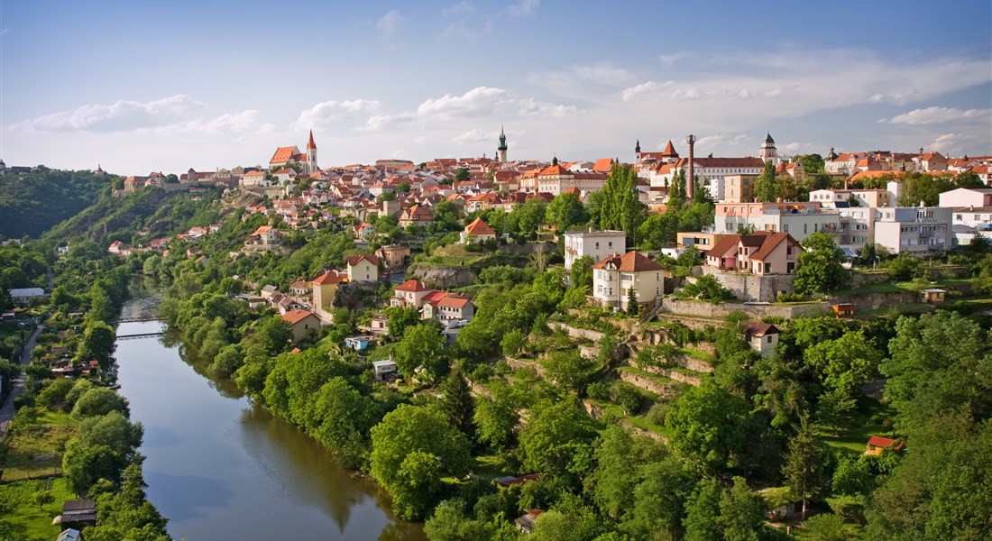 Jižní Morava - Česká republika Jižní Morava Znojmo - pohled na město