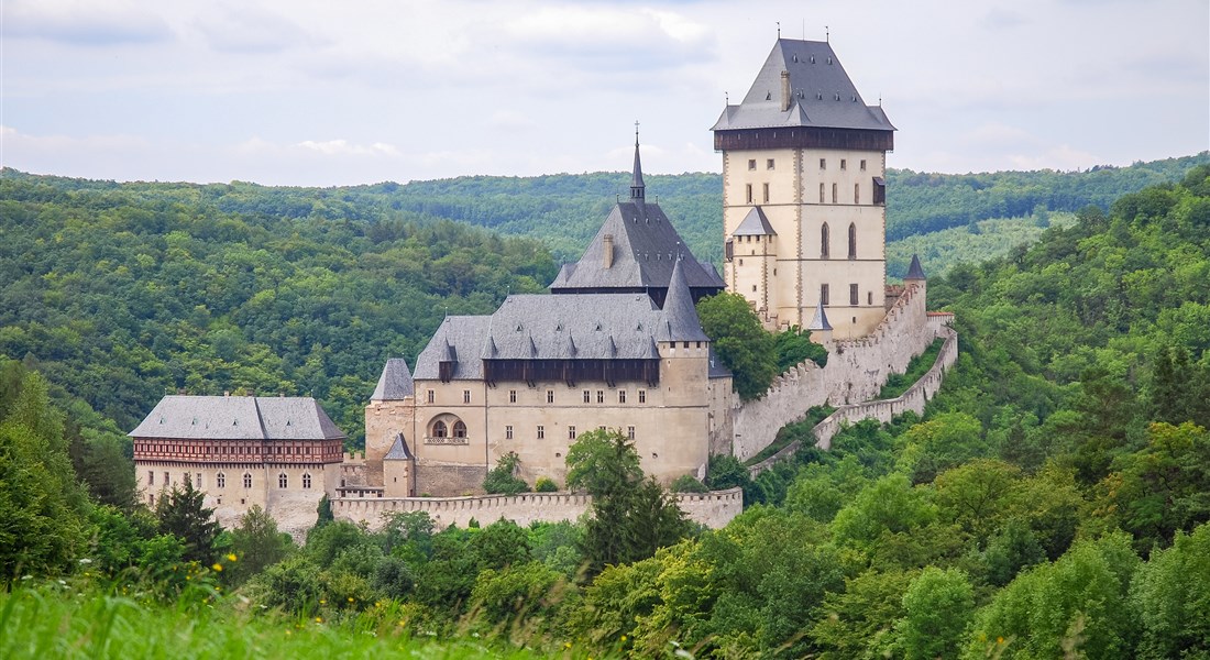 Střední Čechy - Česká republika Střední Čechy - Karlštejn, vyhlídka