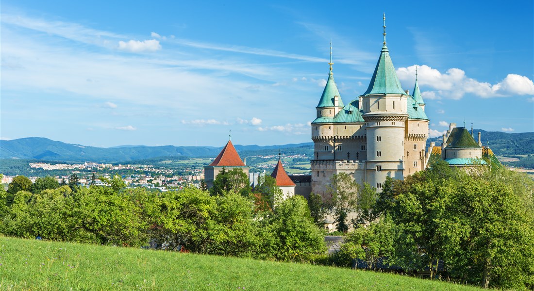 Střední Slovensko - Slovenská republika Střední Slovensko - Bojnický zámek pohled