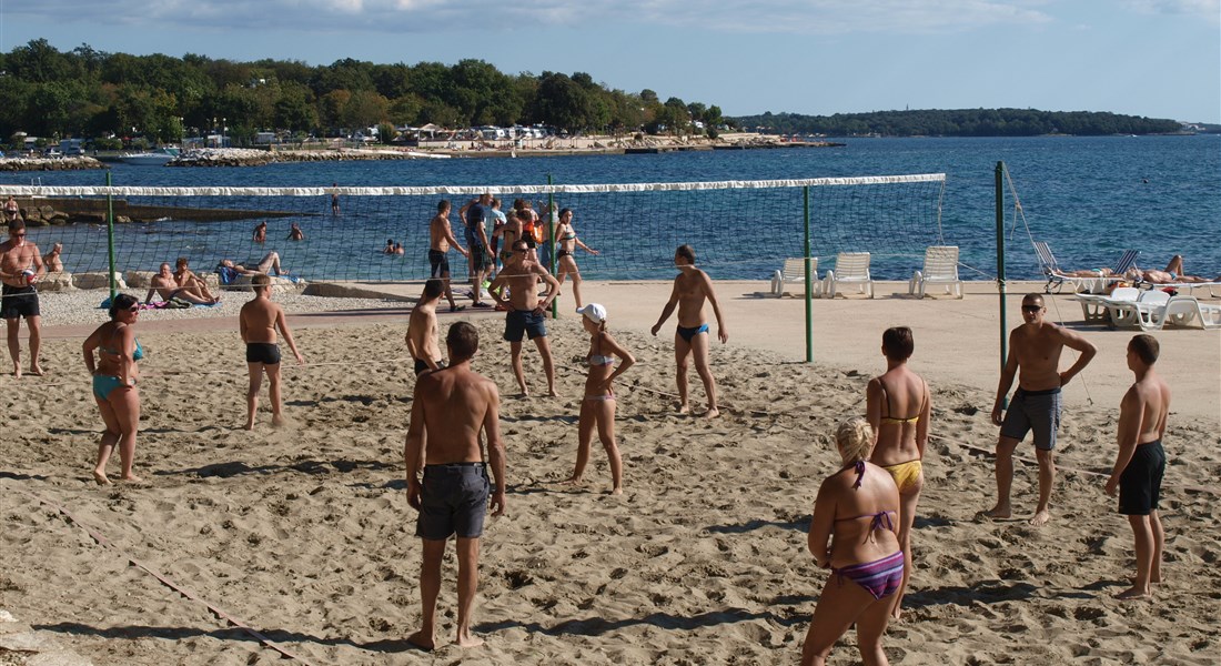Istrie - Chorvatsko Istrie - Plážový volleyball