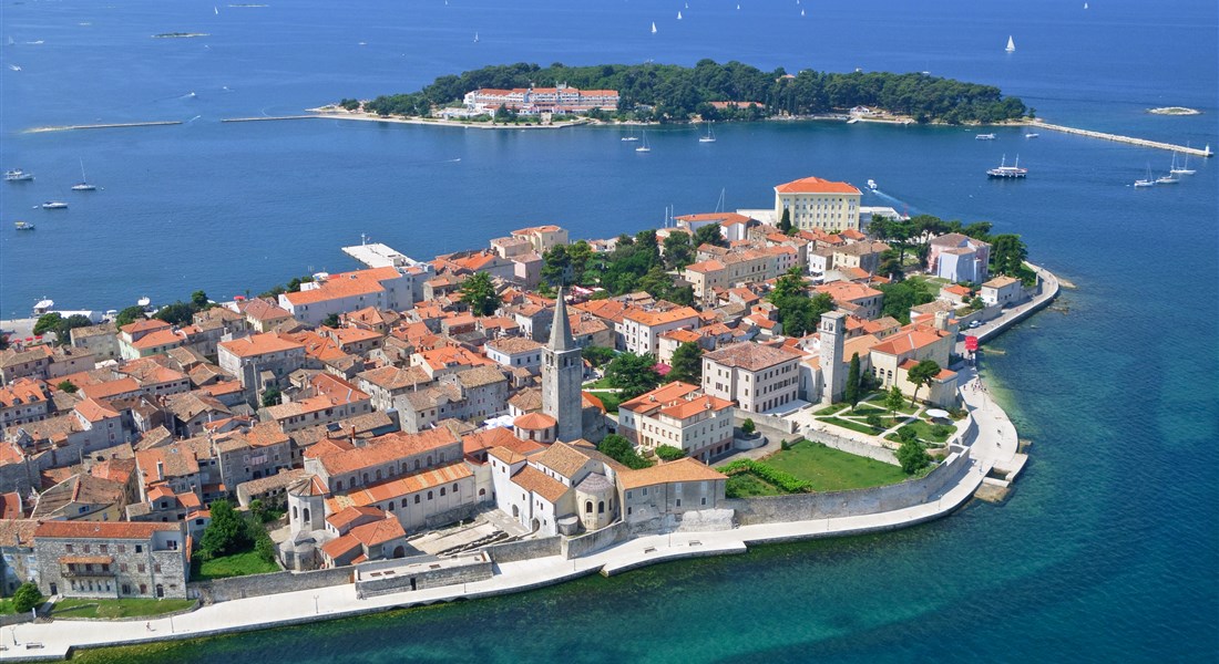 Istrie - Chorvatsko Istrie - město Poreč