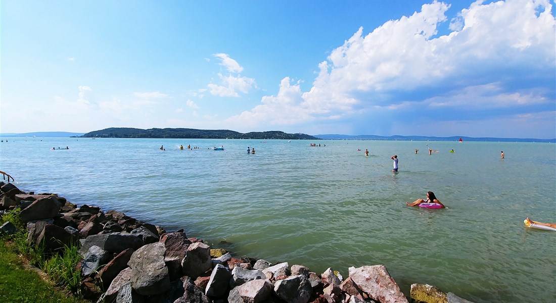 Balaton - Maďarsko Balaton - koupání