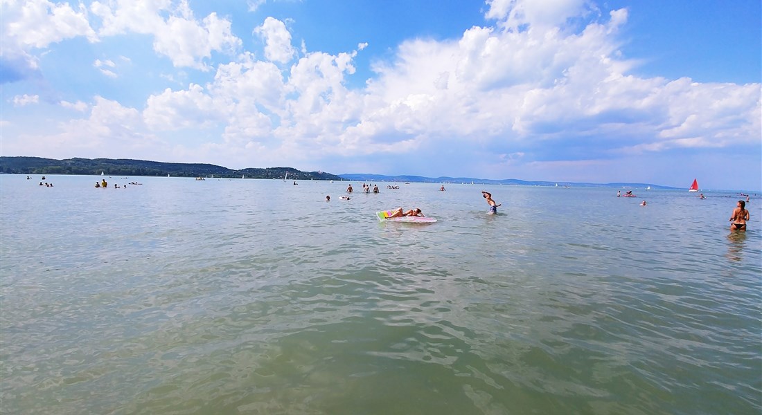 Balaton - Maďarsko Balaton - koupání