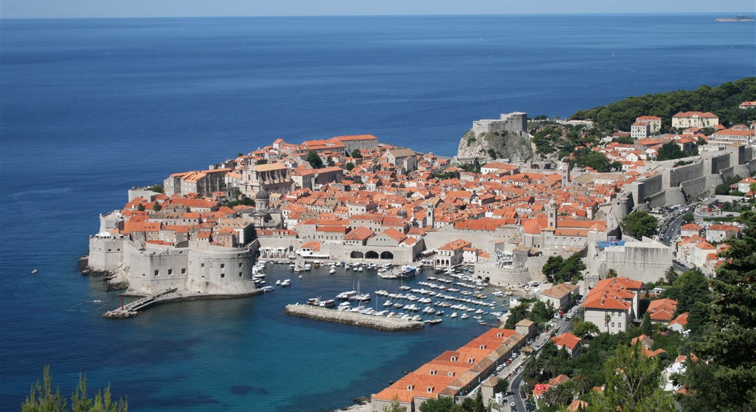 Jižní Dalmácie - Chorvatsko Jižní Dalmácie pohled z výšky na Dubrovník