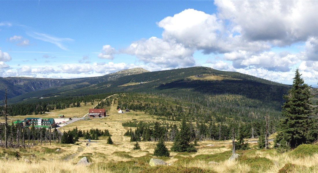 Krkonoše - Česká republika Krkonoše - panorama