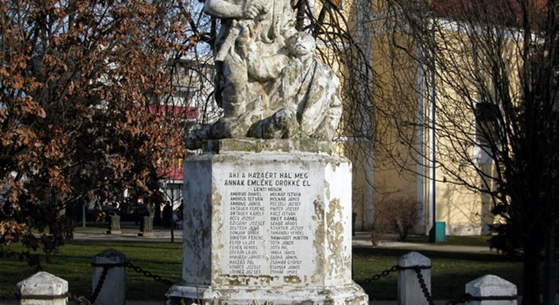 Lenti - Maďarsko Lenti - památník I. světové války