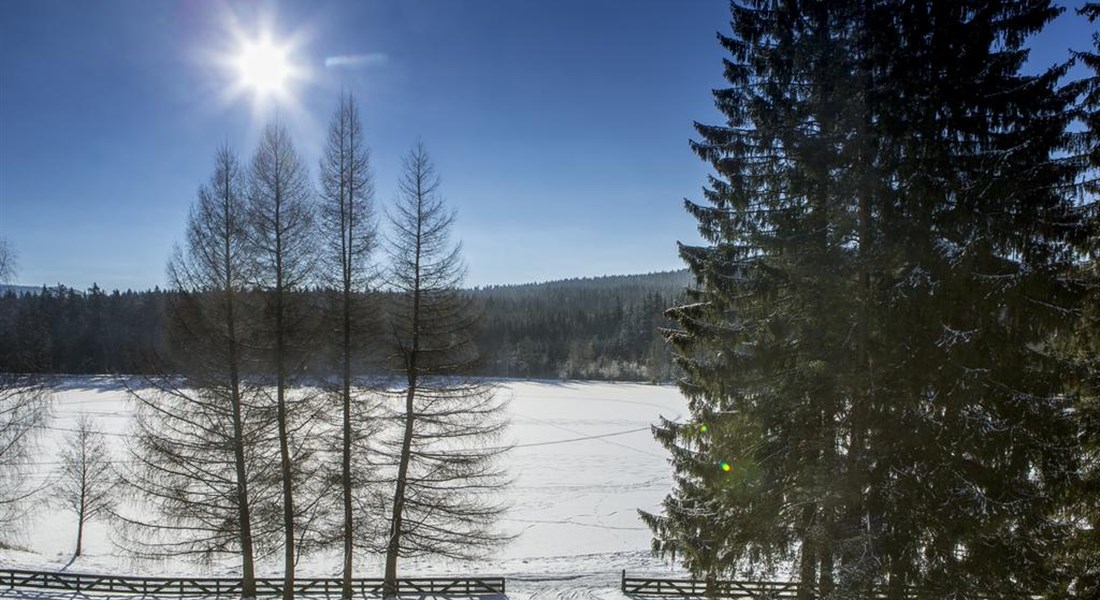 Vysočina - Česká republika Vysočina pohled zima